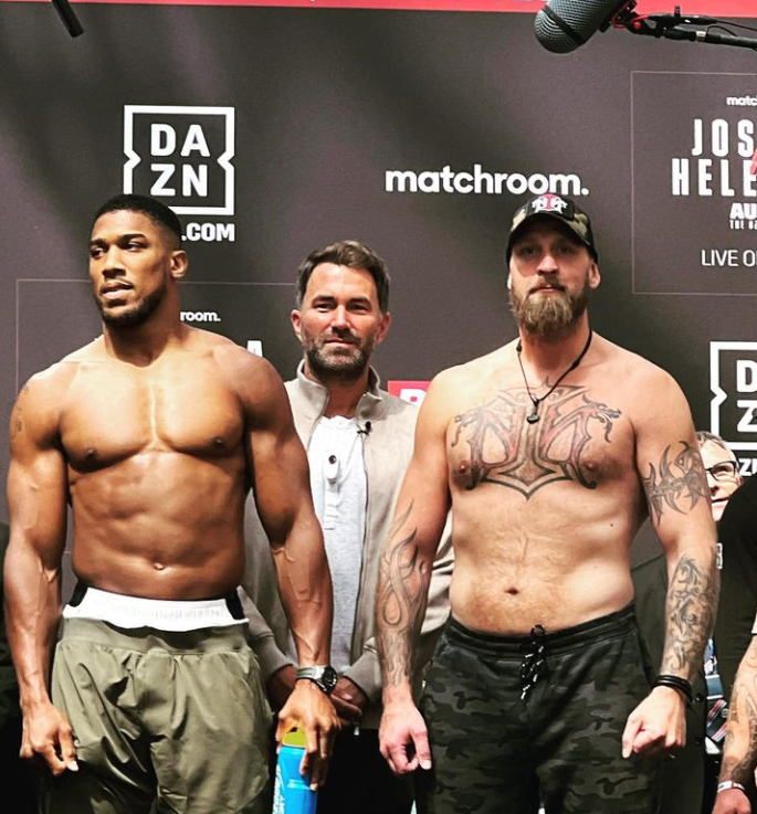 Robert Helenius ja Anthony Joshua